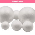 thumbnail image 4 of 1-100 piezas de bolas navideñas de poliestireno expandido, bolas redondas de espuma de poliestireno, accesorio de bricolaje hecho a mano para decoraciones de fiestas y celebraciones, manualidades de b, 4 of 4