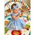 thumbnail image 4 of Happy Town Infant Baby Girl Summer Clothes Sleeveless Romper Dress 3-24M Toddler Girl Bodysuit with Headband, 4 of 9