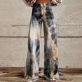 thumbnail image 2 of Women's Pants, Plus Size Loose Printed Casual Pants, Fashionable Relax Fit Daily Breathable Bottoms, 2 of 4
