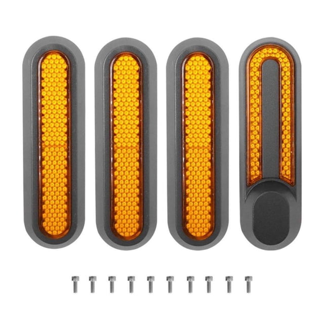 Advancent Calcomanías para cubierta de rueda, accesorios para montar de noche, carcasa lateral, pegatina reflectora de seguridad para patinete, Pescar No.2