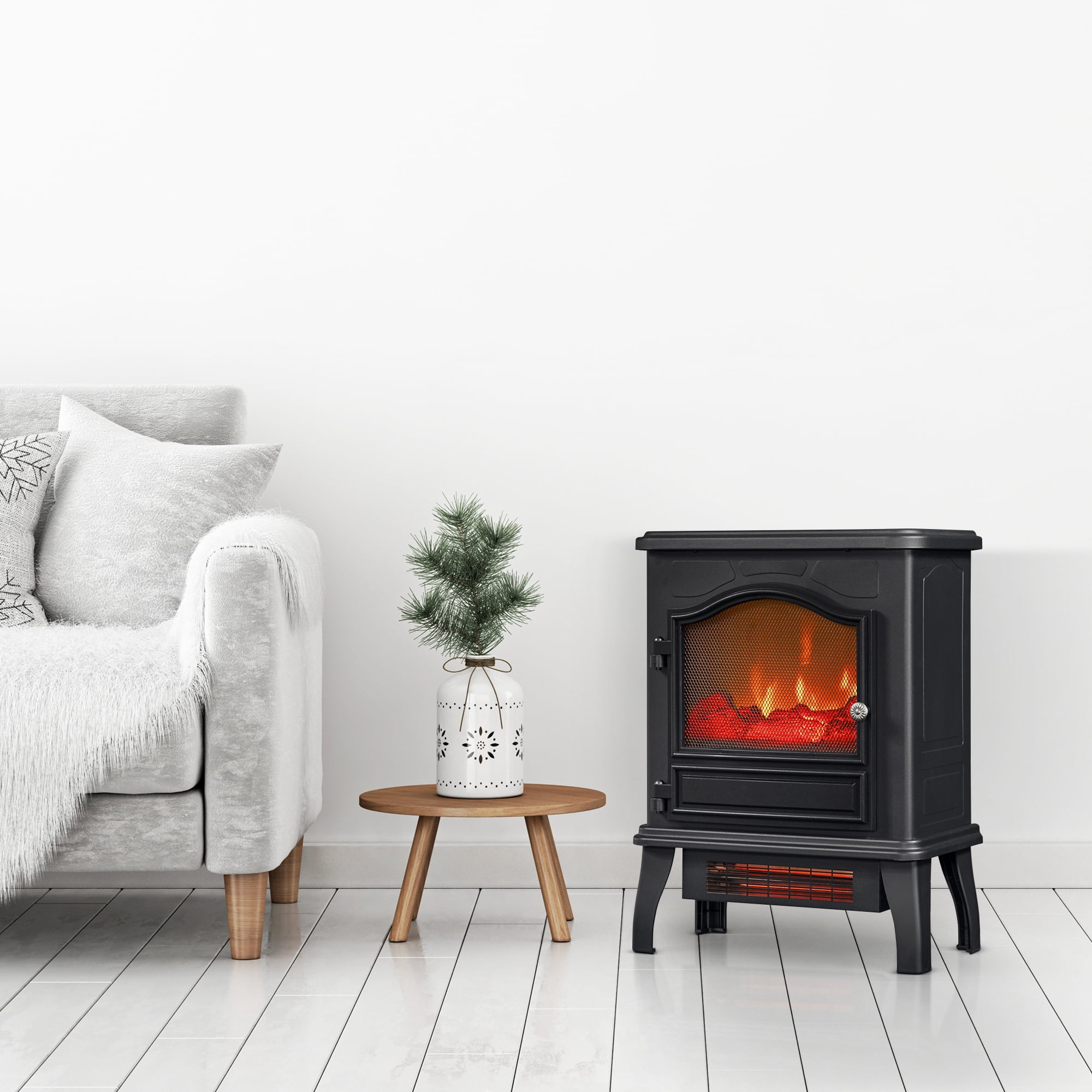 ChimneyFree® Powerheat Infrared Quartz Electric Stove Heater - Walmart.com
