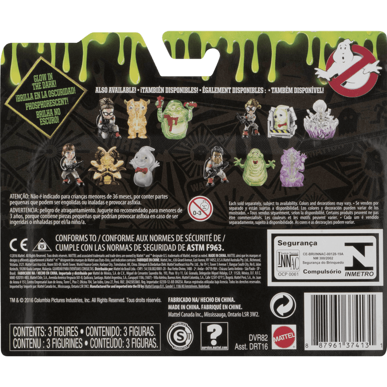 Ghostbusters Glow in the Dark Spooky Mini Ghosts 3-Pack Exclusive