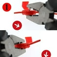 thumbnail image 3 of 50 Pack 22-18 Gauge Red Double Run Solderless Wire Connectors Tap In Quick Splice Connector Electrical Wire Splice Connectors, 3 of 4