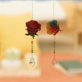 thumbnail image 4 of Paquete de 2 diamantes pintura DIY ventana ornamento cristal candelabro viento carillón colgante para el jardín del hogar Ormromra CPB-US-DYP1170-9, 4 of 5
