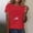 Red, variant on American Flag Shirts Women 4th of July Graphic Tees Patriotic T-Shirts USA Flag Star Stripe Tops