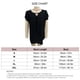 thumbnail image 1 of Camiseta de manga corta con cuello en V y mangas cortas para mujer, camiseta de verano para mujer, acabado de lujo, 1 of 3