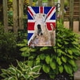 thumbnail image 2 of Wheaten Terrier Soft Coated with English Union Jack British Flag Garden Flag, 2 of 2