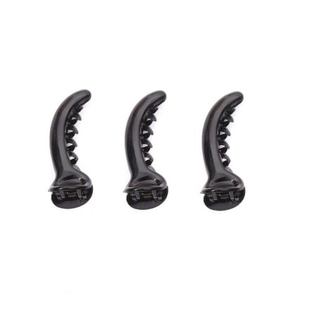 BishtHub Fashion Women s Plastic Banana Clutcher Hair Clips Hair Clutchers Mirchi Shaped Clip Claw Hair Accessories For Womens And Girls- Pack Of 3 Pieces