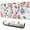Pioneer Flower Floral-3, variant on Long Mouse Pads for Desk,Pioneer Flower Floral Print Pattern Desk Mats on Top Of Desks, Desk Mouse Pad Extra Large with 3mm Non-Slip Base and Stitched Edge for Gaming,Office,Work,Home 31.5"x11.8"