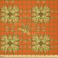 thumbnail image 2 of Ambesonne Yellow Damask Fabric by the Yard Microfiber, Eastern Abstract, 3 Yards, Orange Sepia and Yellow, 2 of 4