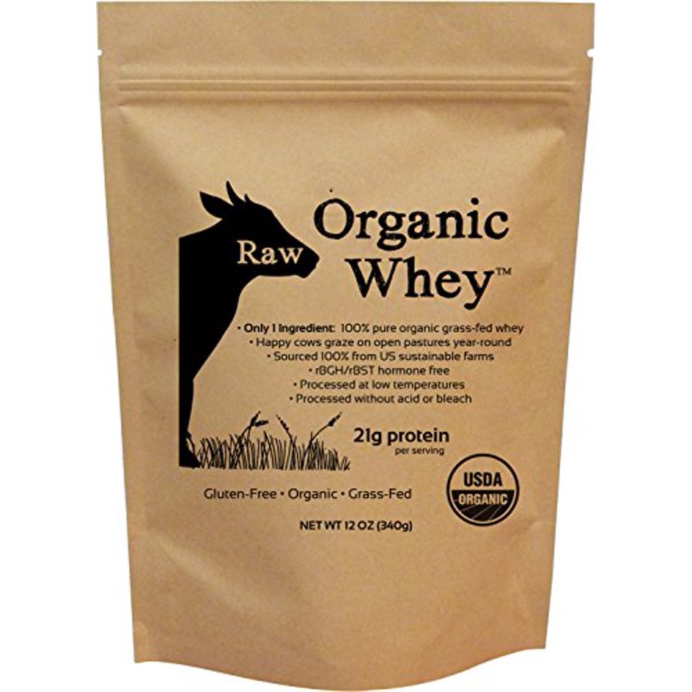 Raw Organic Whey USDA Certified Organic Whey Protein,12 Ounce