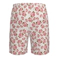 thumbnail image 6 of Naloa Rose Flowers Men's Beach Shorts, Surfing shorts, Swim trunks, Quick Dry Swim Trunks for Surfing Beach Fun - Large, 6 of 9