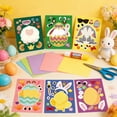 thumbnail image 2 of AURIGATE Easter Basket Stuffers Bunny Sticker Crafts 5.9x8.26in 6-Pack Paper DIY Craft Kits for Spring Holiday Party Favors & Home Decor, 2 of 9