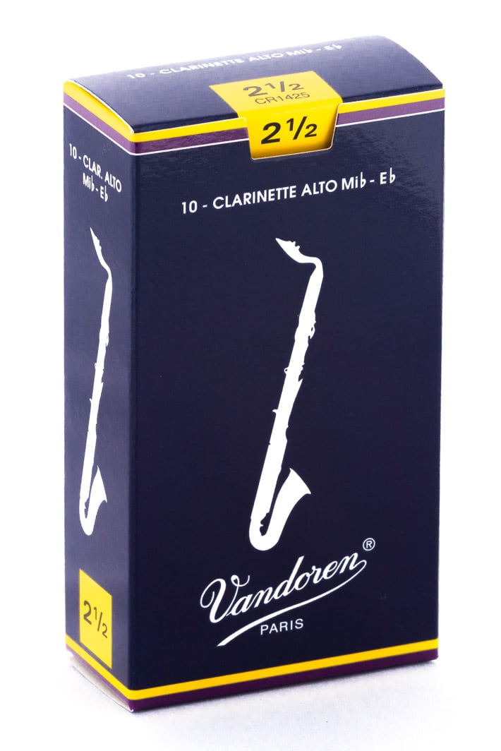 Vandoren Alto Traditional Reeds Strength 2.5; Box of 10