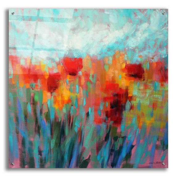 Epic Art 'Shimmering' by Claire Hardy, Acrylic Glass Wall Art, 36"x36"