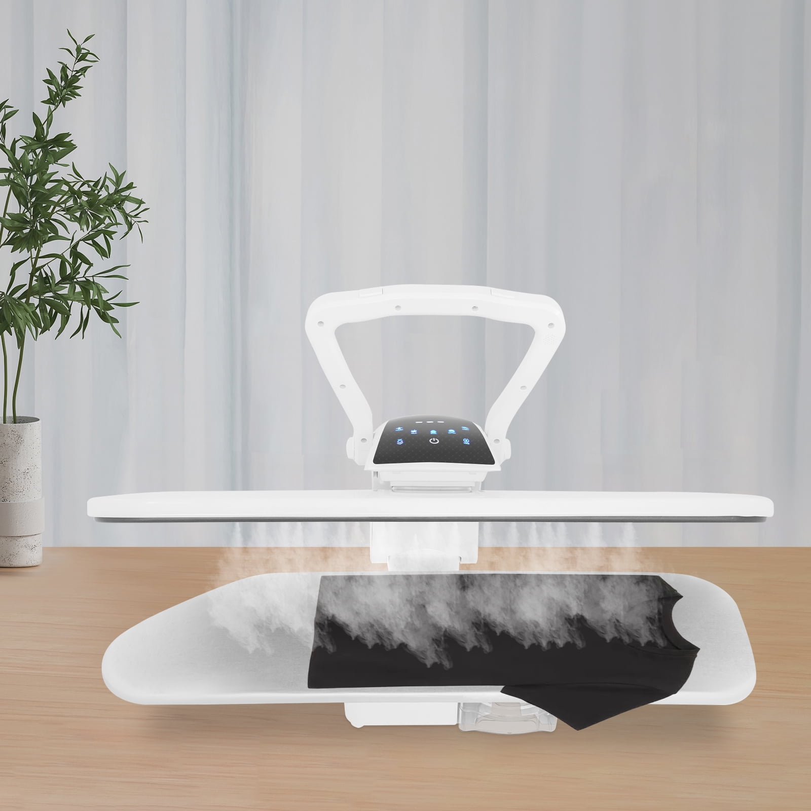 1 PCS White Professional Steam Iron Press, Intelligent Steam Press, Large Steam Iron Press, Power: 1600W,Voltage: 110V, 60Hz, 91.4*53*26cm/36*20.8*10.2in