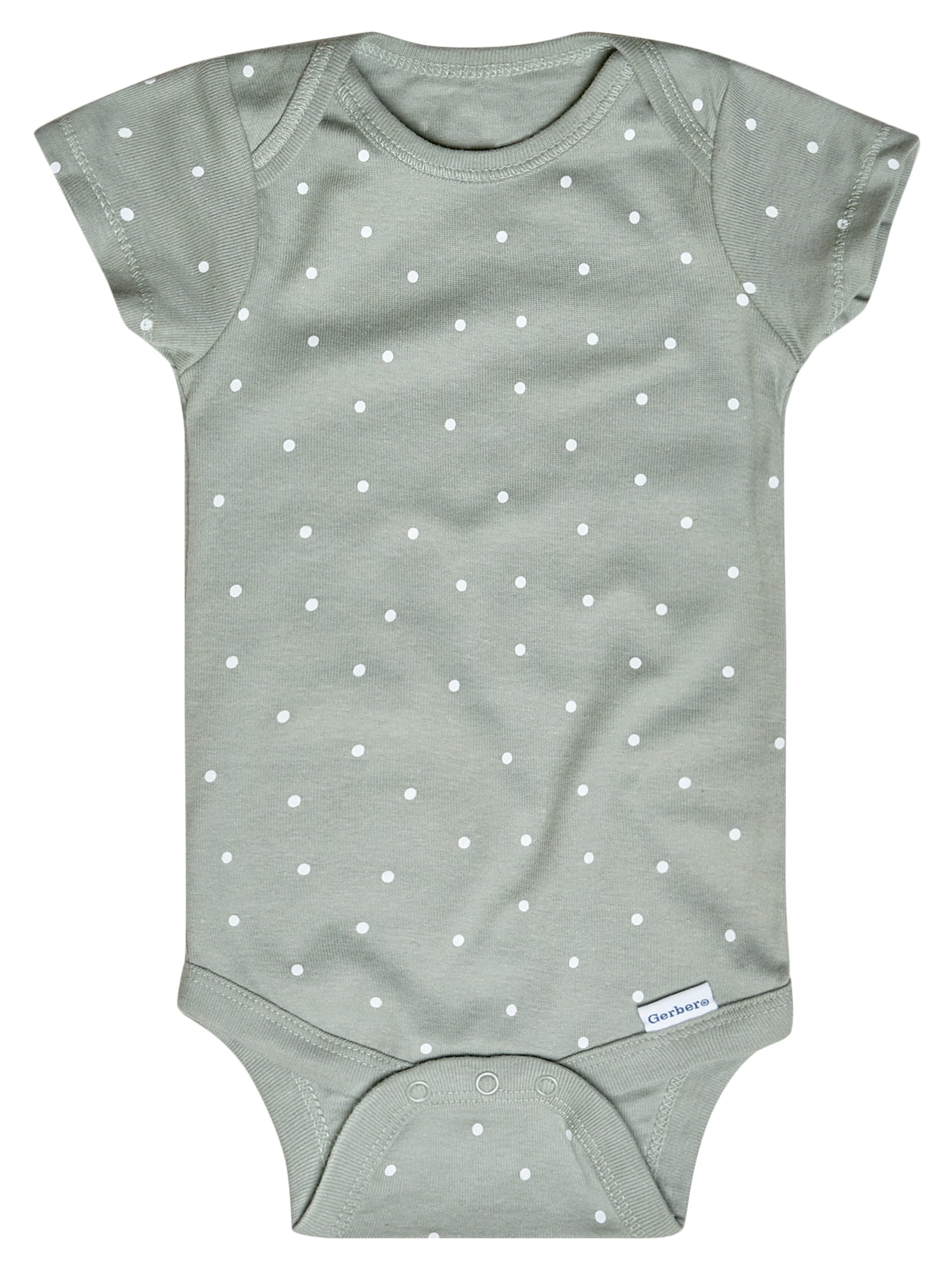 Gerber Gender Neutral Short Sleeve Onesies, 6-Pack, Sizes Newborn - 18 Months