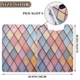 thumbnail image 3 of FORMRS A4 Clipboard Folder with Pen Holder Horizontal Foldable School Office Binder, Pink Shimmering Pattern, 3 of 9