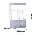 thumbnail image 3 of Dvkptbk Soap Dispenser 500ml Wall Mounted Large Capacity Foam Push Type Soap Dispenser Household Small Soap Dispenser Household Hand Soap Bottle Kitchen & Dining, 3 of 8