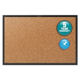 Classic Series Cork Bulletin Board, 24 x 18, Tan Surface, Black Aluminum Frame Classic Series Cork Bulletin Board, 24 x 18, Tan Surface, Black Aluminum Frame