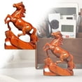 thumbnail image 2 of 2026 Red Wooden Horse Figurine Statue Decor | Chinese New Year Animal Sculpture Desk Ornament for Wealth, Good Luck & Feng Shui | Festive Home & Office Decoration Gift Idea, 2 of 9