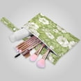 thumbnail image 2 of 2 Pack Wet Dry Bags,Retro Green Flower Pattern Waterproof Reusable Dual Zipper Bags for Swimwear, Gym Clothes, Toiletries, Baby Diapers, 2 of 8