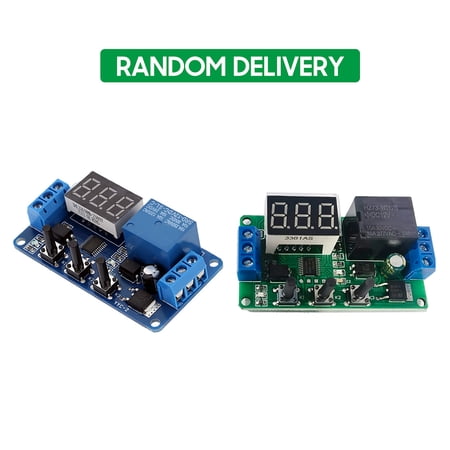 M Buder 12V LED Automation Delay Timer Control Switch Relay Module with Case, Adjustable Cycle Timing Relay Board (2.52 x 1.40 x 0.70 Inches / 64 x 35 x 18 mm)