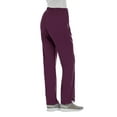 thumbnail image 5 of ELEMENTS BY ALEXANDERS UNIFORMS Women's EL9305 Half Elastic Waistband Four Way Stretch Scrub Pant Wine Large Petite, 5 of 5