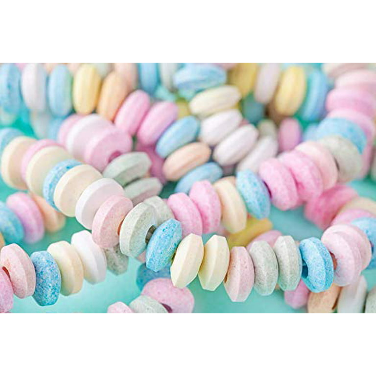 Smarties Candy Necklaces, Gluten-Free, Fruit Flavor, Pastel Color