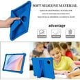 thumbnail image 3 of Hoibon For DOOGEE Tab A9 Plus For DOOGEE Tab A9 Pro+ 11 inch Tablet Case Soft Silicone Adjustable Stand Cover Lightweight Shockproof Protective Tablet Case for DOOGEE Tab A9 Pro+ 11 inch - Blue, 3 of 6