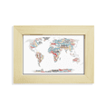 thumbnail image 1 of Global Map Country Geography Wordcloud Desktop Decorate Photo Frame Picture Art Painting 5x7 inch, 1 of 3