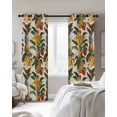 thumbnail image 4 of Summer Banana Pineapple Blackout Curtains for Bedroom Living Room Darkening Curtains 90 Inch Tropical Fruit Botanical Black Out Window Curtain Privacy Window Treatment Grommet Drapes 52"x90"x2, 4 of 9