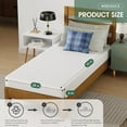 thumbnail image 4 of CL.HPAHKL 5/6 inch Twin XL Size Gel Memory Foam Mattress for a Cool Sleep & Pressure Relief, Medium Firm Comfort Supportive Pad Mattresses , Bed in a Box, CertiPUR-US Certified, 4 of 7
