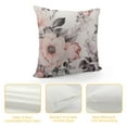 thumbnail image 4 of JEUXUS Watercolor Flower Pillow Cover Floral Abstract Pink Grey Blossom Spring RosePillow Cover Throw Pillow Case Cushion Cover Pillowcase for Sofa Home Bed Decorative, 4 of 5