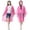 Pink 2 Pack, variant on Rain Poncho for Kids Raincoat, 2Pack Reusable EVA Rain Coats for 6-14 Boys Girls, Rain Jackets Gear with Hood