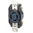 thumbnail image 2 of Leviton 2420 20 Amp, 250 Volt- 3PY, Flush Mounting Locking Receptacle, Industrial Grade, Grounding, V-0-MAX, Black, 2 of 2