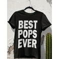 thumbnail image 6 of Father's Day Dad Gifts from Daughter Son - Funny Best Papa Ever Dad's Shirt for Men - Ideal Gift for Dad, Step-Dad, Papa, Grandpa - Comfortable and Soft Graphic Tee - Large Black- High-Quality Cotton, 6 of 6