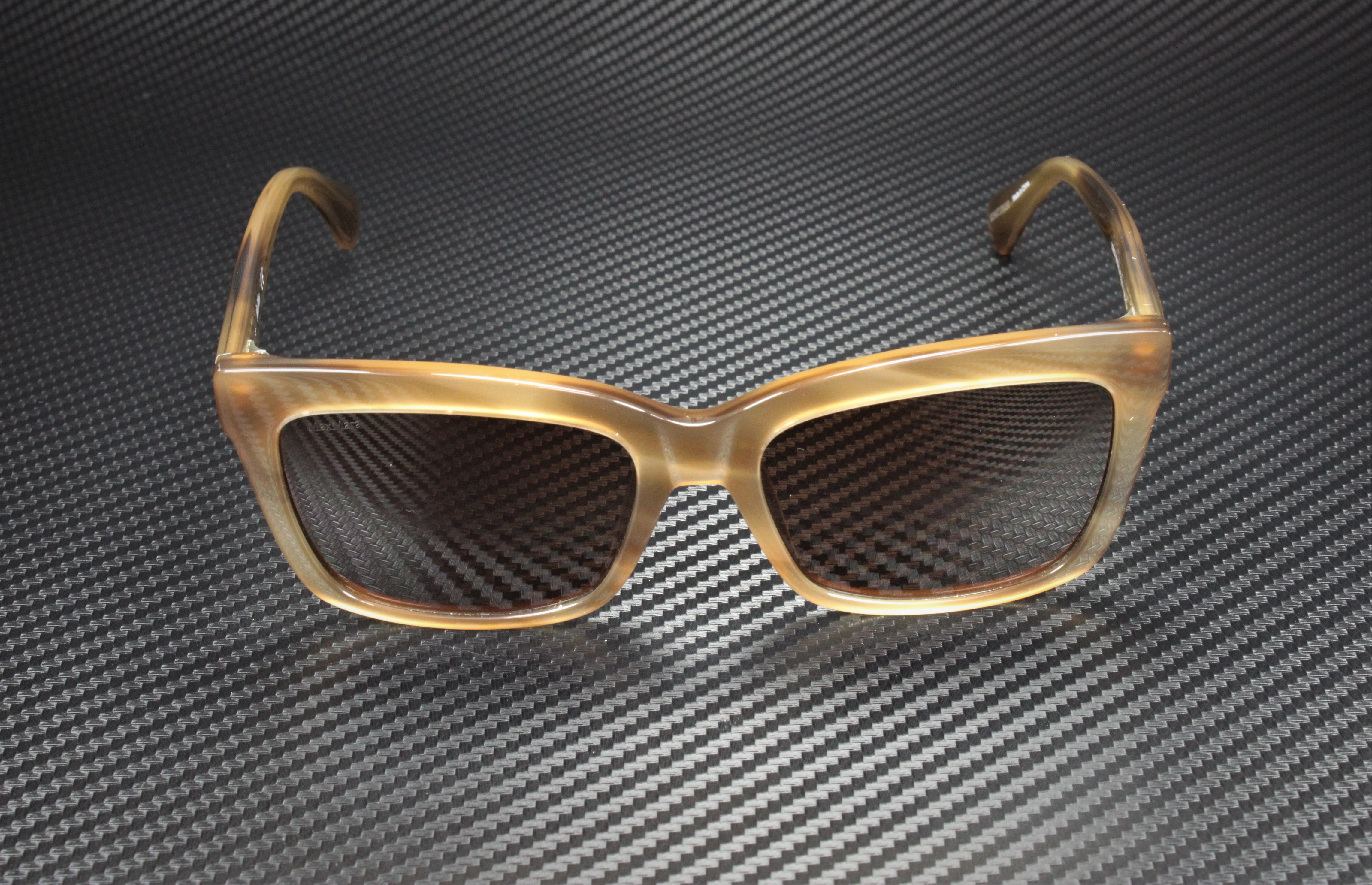 MaxMara MM0010 47E Light Brown Brown Plastic 55 mm Women display picture 1