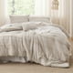 thumbnail image 2 of Juego de edredón Bedsure Queen Pinch Pleat Beige Boho, 4 piezas, 2 of 8