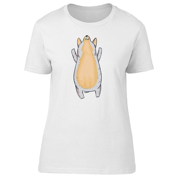 The Belly Of Corgi Cartoon Tee Women's -Image by Shutterstock