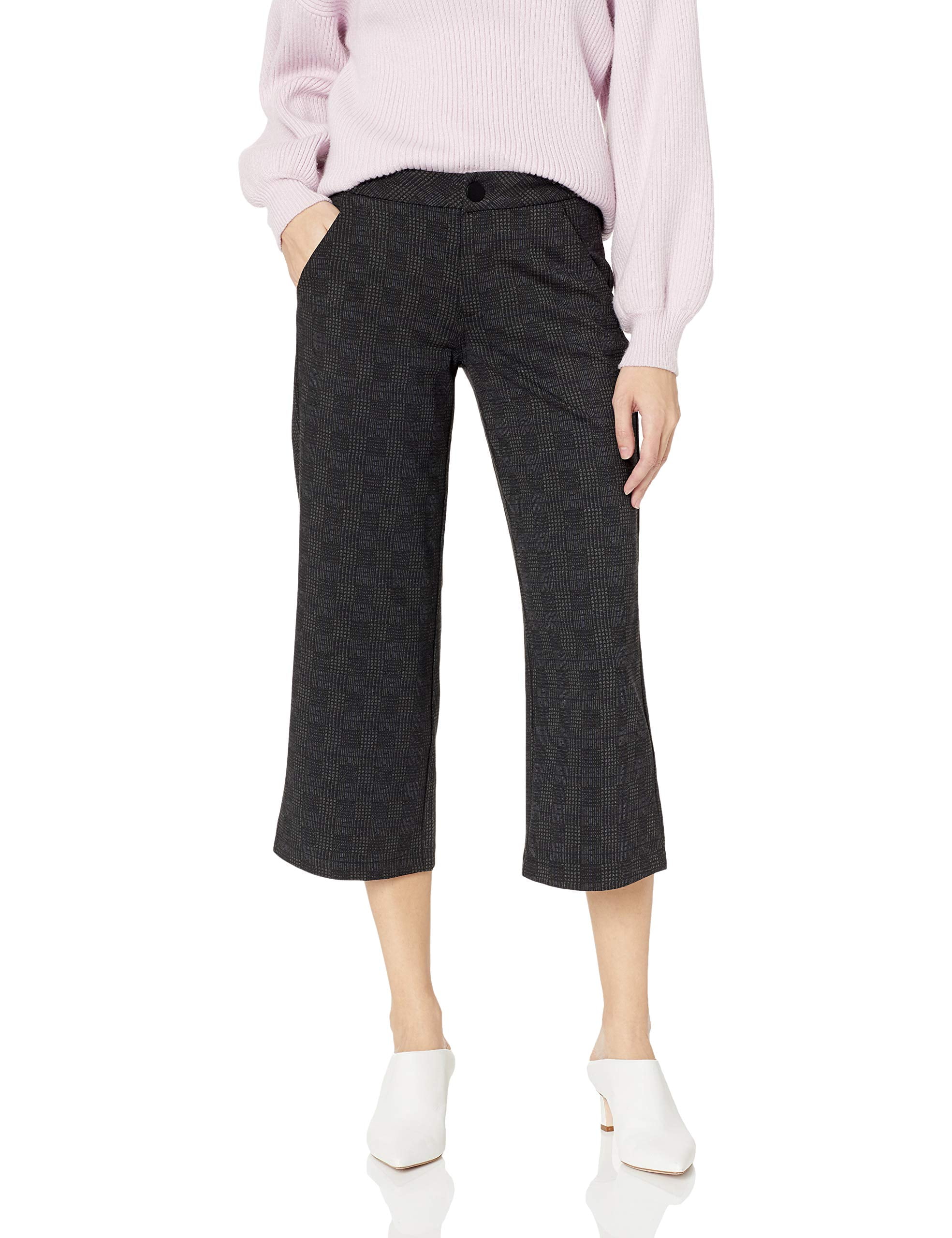 JAG Jeans Womens Blair Glen Plaid Cropped Stretch Pants 8 Walmart