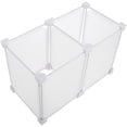 thumbnail image 1 of Mobutofu Plastic Storage Baskets Freezer Organizer Bin White Storage Organization 1Set, 1 of 8