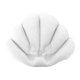thumbnail image 1 of Almohada de baño inflable con forma de concha que ahorra espacio y es fácil de colocar con ventosa. blanco, 1 of 9