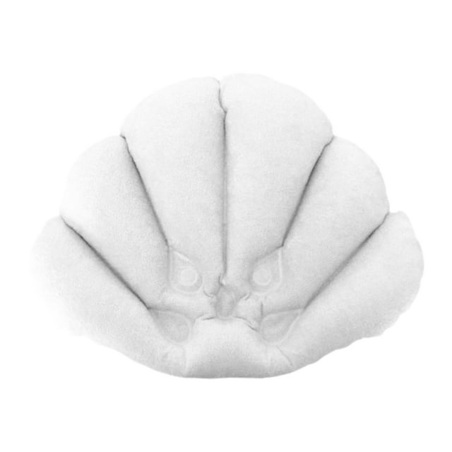 Almohada de baño inflable en forma de caparazón fácil de limpiar de soporte para la almohada de almohada de la almohada para para niños para