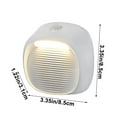 thumbnail image 4 of Fiudx Luz Nocturna de Inducción Humana, Diseño de Instalación Magnética, Interconexión de Múltiples Lámparas, Tecnología de Detección Inteligente, Ideal para Dormitorio, Pasillo, Juego de 3 Luces, Ca, 4 of 7