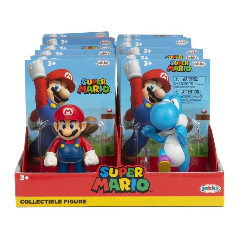 Nintendo 2.5 inch Light Blue Running Yoshi Articulated