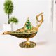 thumbnail image 5 of Lámpara de , decoración de de luz de los deseos, regalo, disfraz árabe de cuento de hadas Verde Zulema Lámpara de Aladino, 5 of 7
