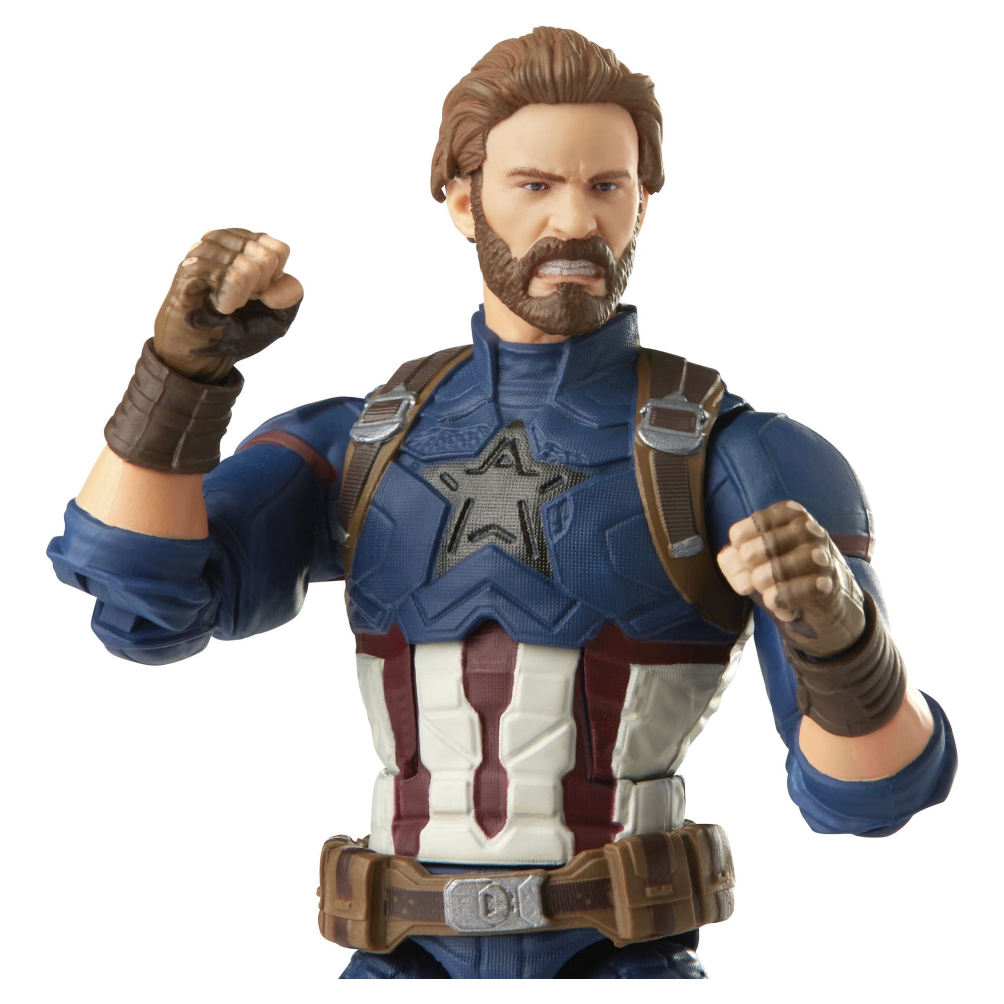 Marvel: Legends Series Captain America Kids Toy Action Figure for Boys and Girls Ages 4 5 6 7 8 and Up (6”)