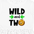 thumbnail image 4 of Inktastic Wild and Two Cute Lion Birthday Girls Toddler Dress, 4 of 5