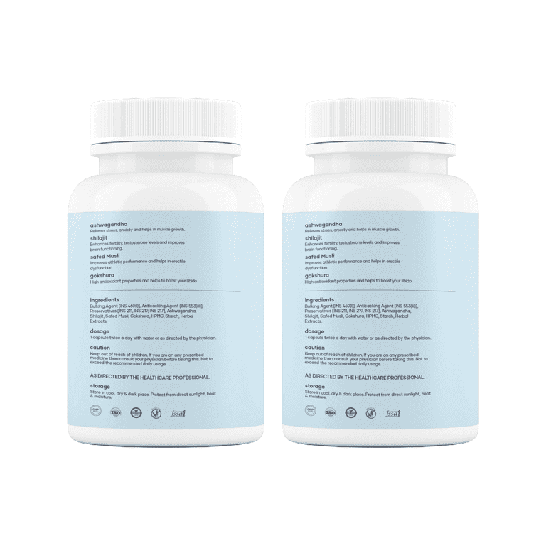 Complément Alimentaire Mars Surge Max Shilajit & Ashwagandha - 3 Capsules - Neuf